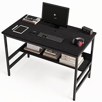 シンプルワークデスク 120cm パソコンデスク 作業台 勉強机頑丈設計ブラック 楽天市場】パソコンデスク ワークデスク シンプル 幅120cm 奥行